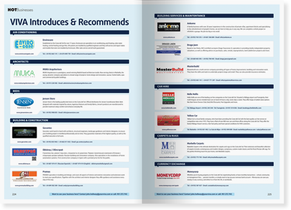 VIVA Recommends Directory Entry